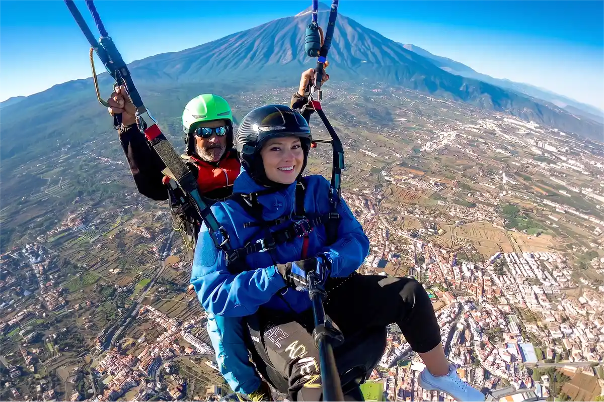 Gleitschirmflug auf Teneriffa - Foto 15