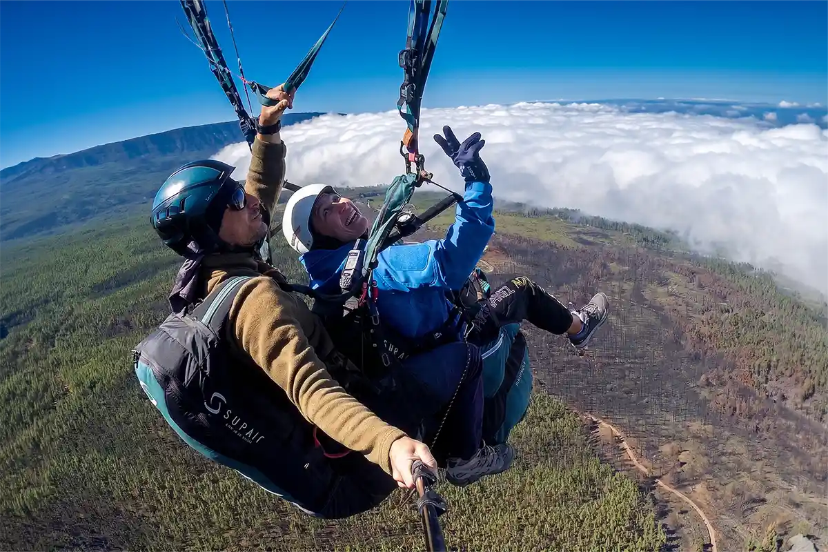 Gleitschirmflug auf Teneriffa - Foto 4