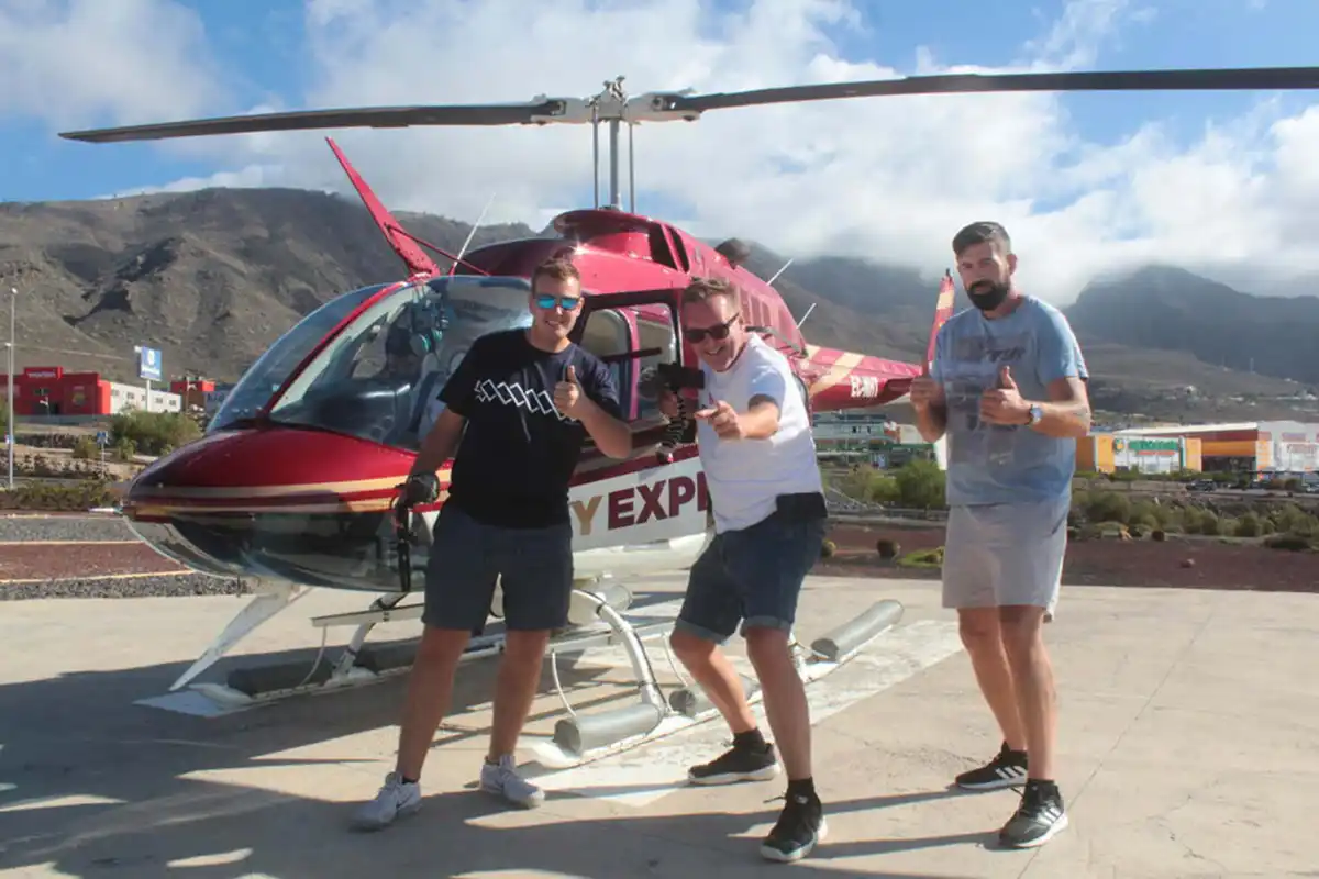 Hubschrauberrundflug über Isla Baja in Teneriffa - Foto 6