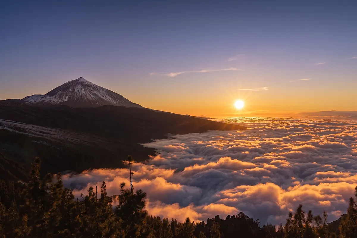 Teide et Coucher de&nbsp;Soleil au&nbsp;Mirador de&nbsp;Chipeque avec&nbsp;Cava - Foto 1