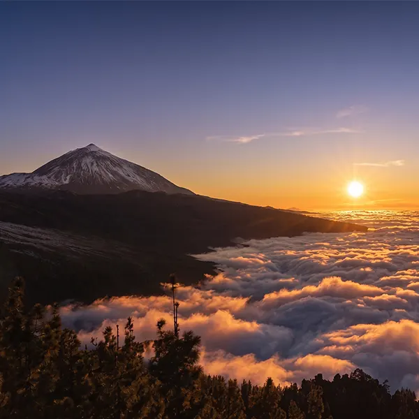 Teide et Coucher de soleil à Chipeque