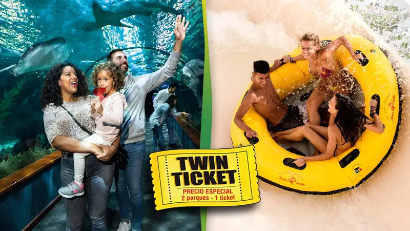 Twin Ticket: 2 Parks